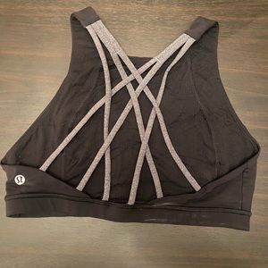 Lululemon high neck free to be serene bra